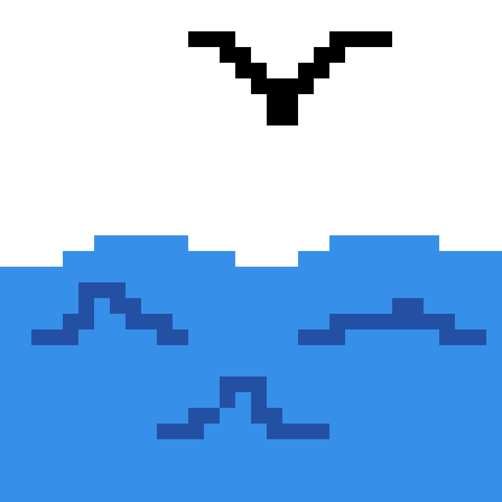 Bird pixel art by Happy Penguin for the September 21, 2026 daily prompt