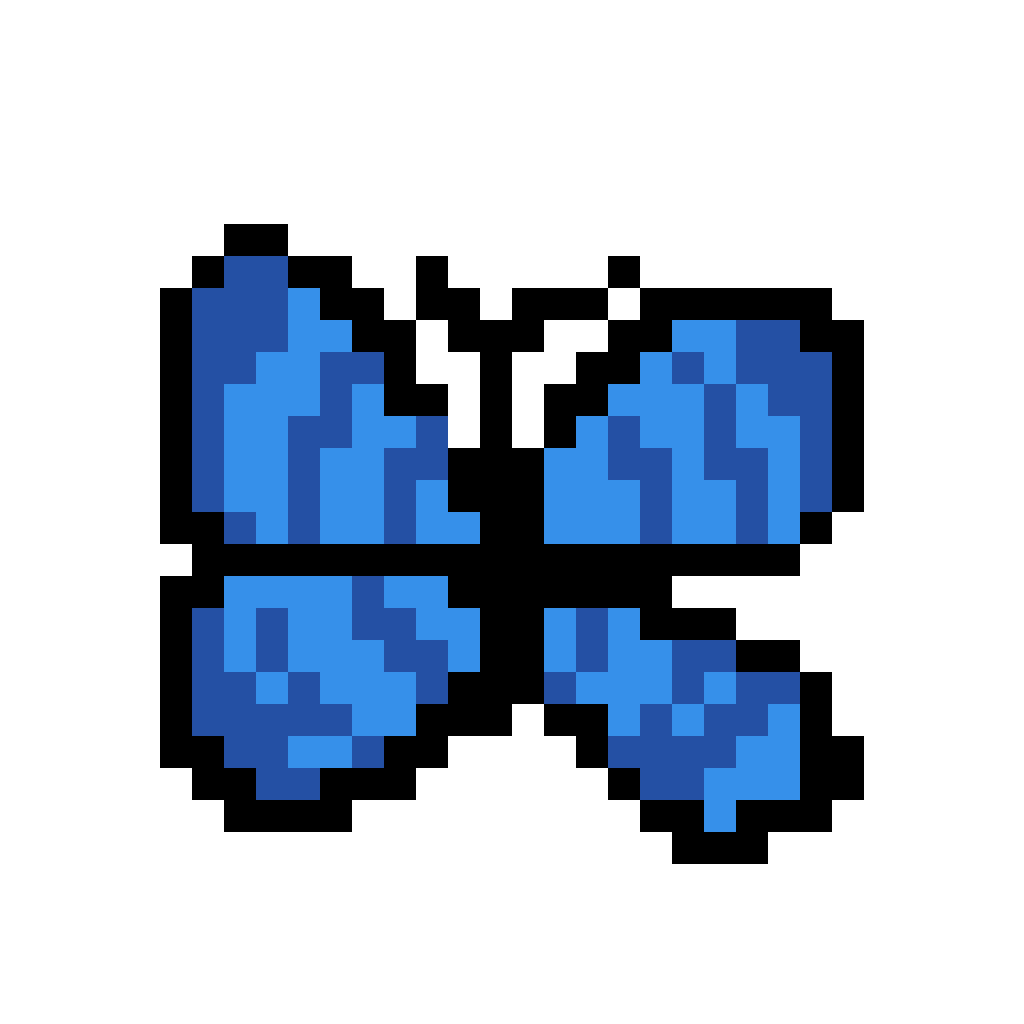 Butterfly pixel art by OmegaGoy for the September 26, 2026 daily prompt