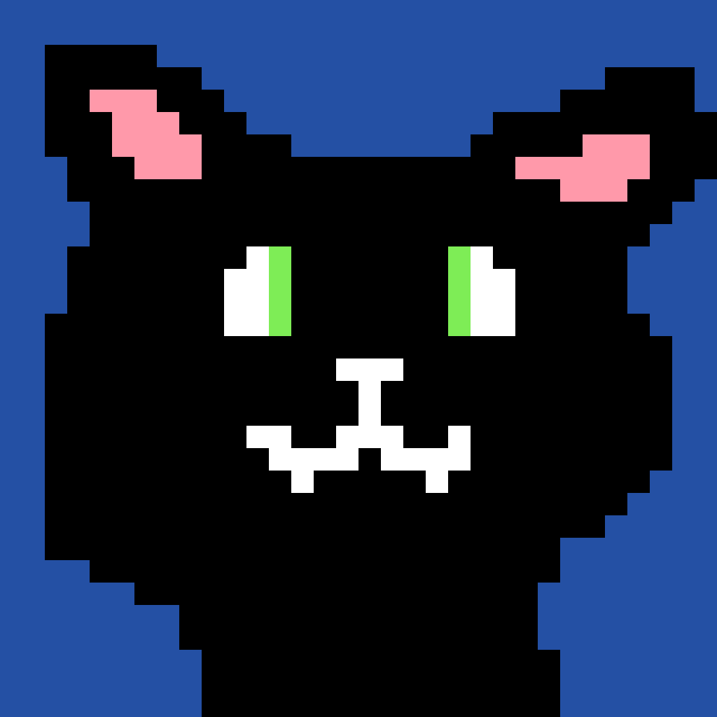 Cat pixel art by Happy Penguin for the October 7, 2026 daily prompt