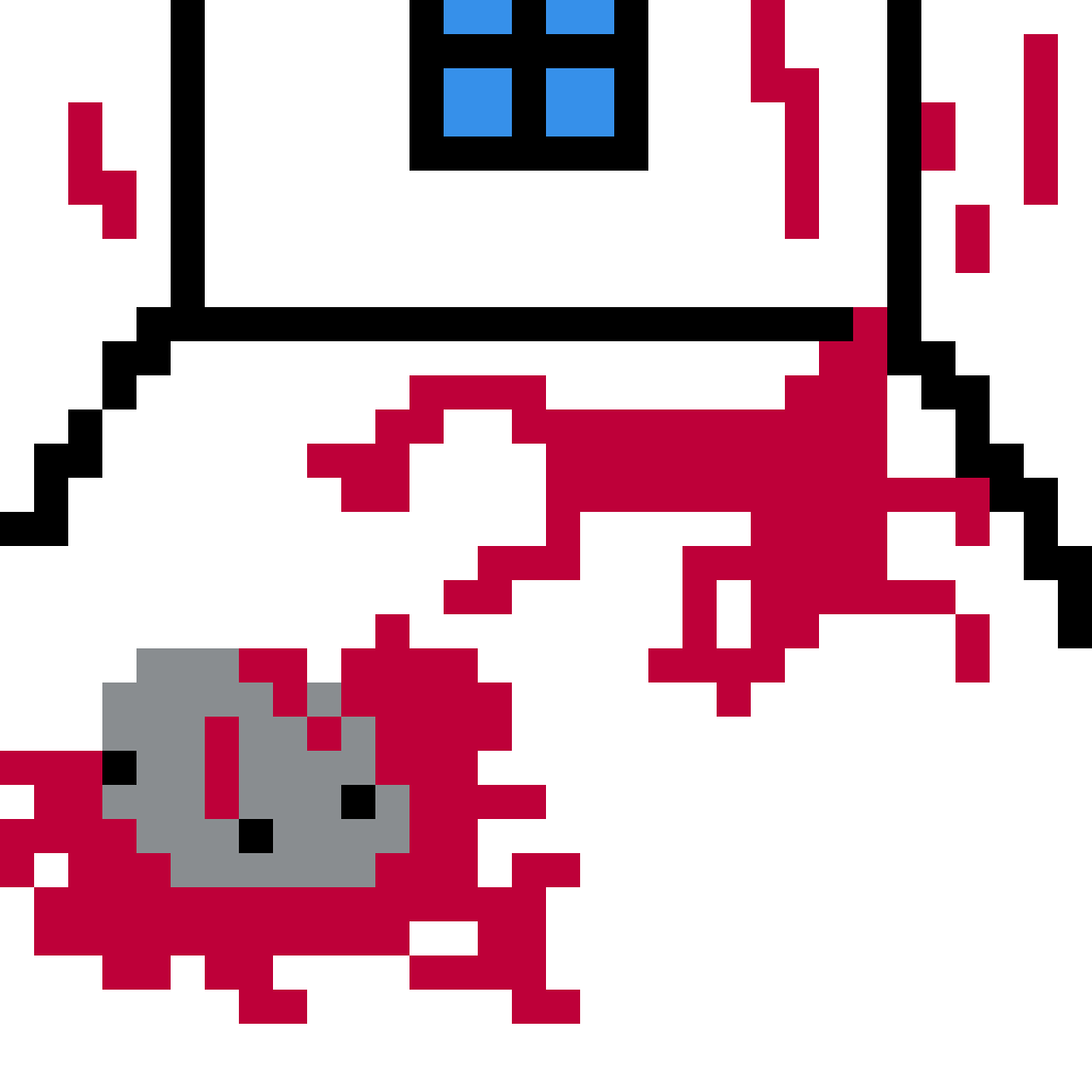 Pixel art of the artist's childhood bedroom by Electric Legend for the September 20, 2026 daily prompt