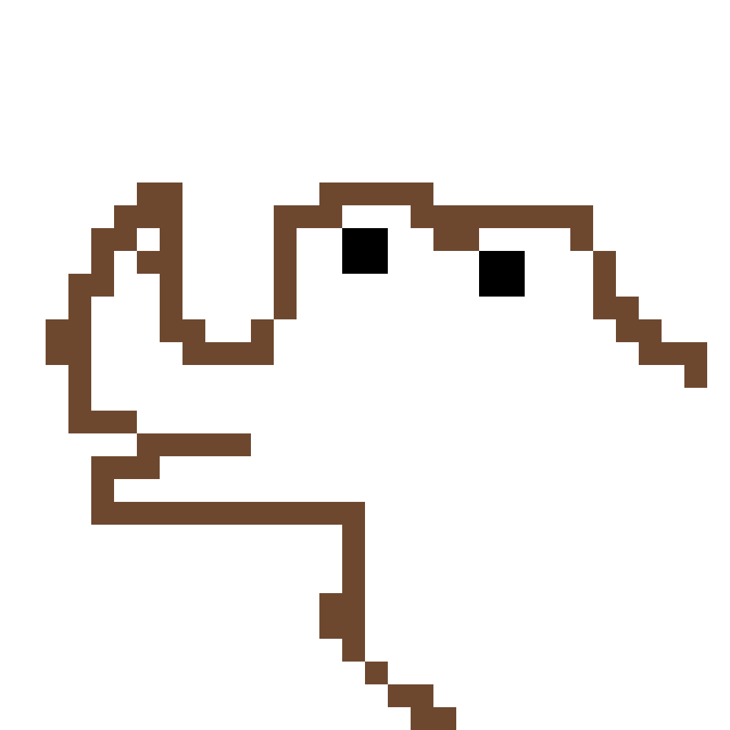 Pixel art of a dinosaur at a bus stop by Electric Legend for the October 4, 2026 daily prompt