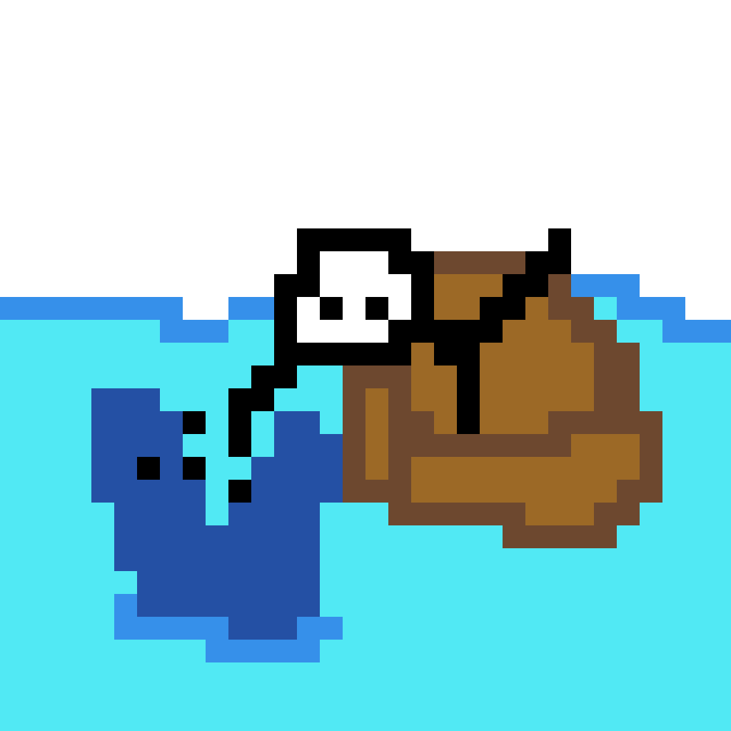 Fish pixel art by Happy Penguin for the October 17, 2026 daily prompt