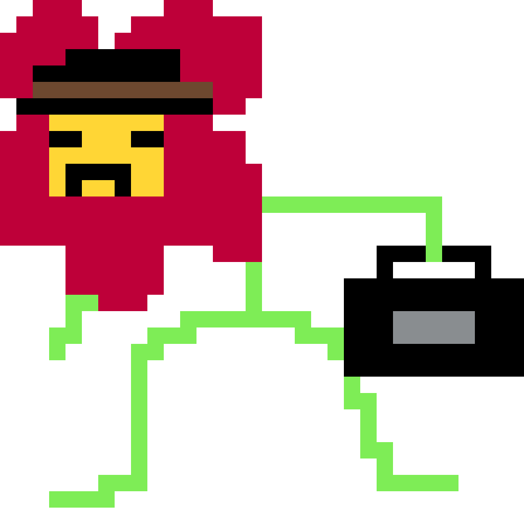 Flower pixel art by Happy Penguin for the October 5, 2026 daily prompt
