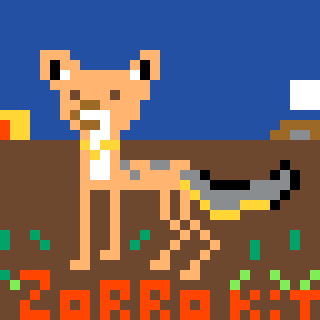 Fox pixel art by Tiny Robot for the October 2, 2026 daily prompt