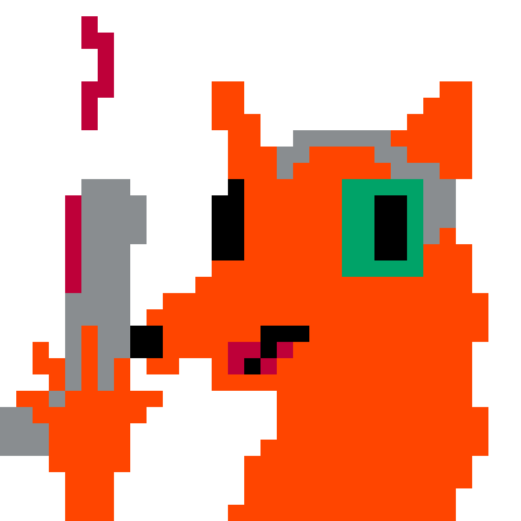 Fox pixel art by Happy Penguin for the October 2, 2026 daily prompt