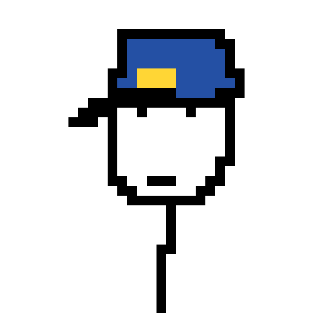Hat pixel art by Electric Legend for the October 3, 2026 daily prompt