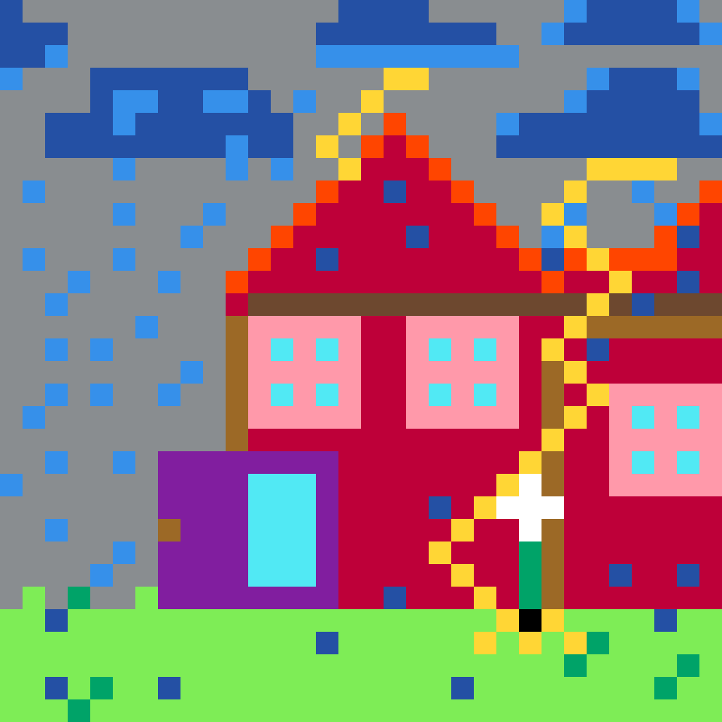 House pixel art by Tiny Robot for the September 15, 2026 daily prompt