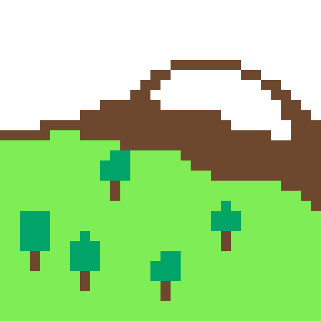 Mountain pixel art by Happy Penguin for the October 21, 2026 daily prompt