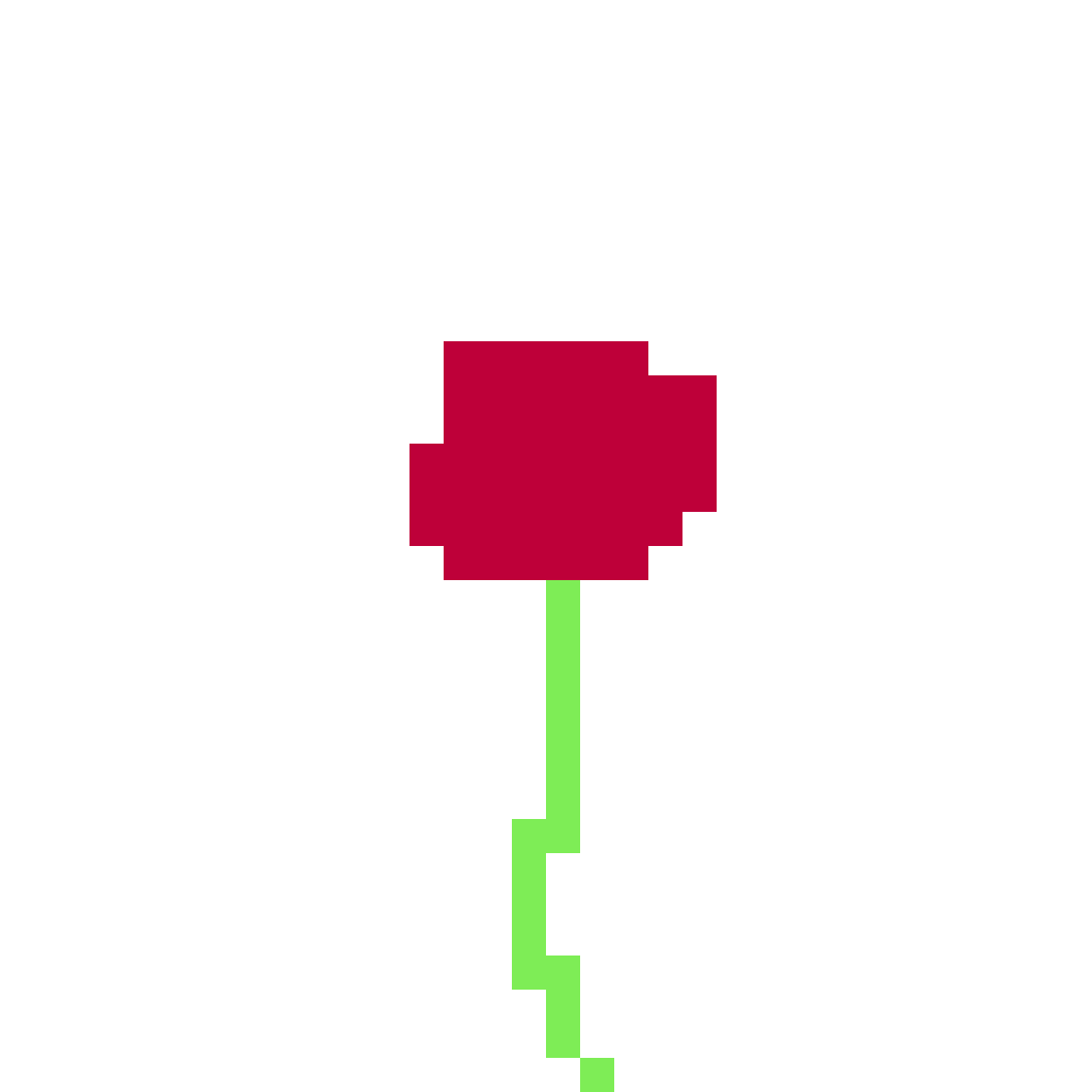Rose pixel art by Electric Legend for the October 16, 2026 daily prompt